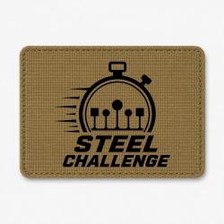 Patch Steel Challenge - Chronom&egrave;tre et cibles - Coyote / Noir
