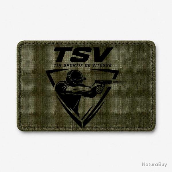 Patch TSV - Tireur au pistolet - Olive / Noir