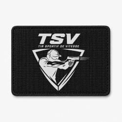 Patch TSV - Tireur au pistolet - Noir / Blanc