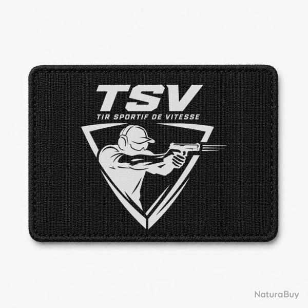 Patch TSV - Tireur au pistolet - Noir / Blanc