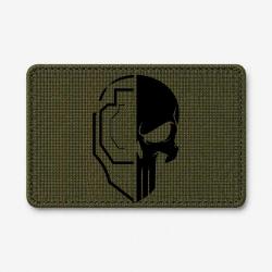 Patch TSV / IPSC - Cr&acirc;ne et cible - Olive / Noir
