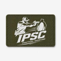 Patch TSV / IPSC - Practical Shooting - Olive / Blanc