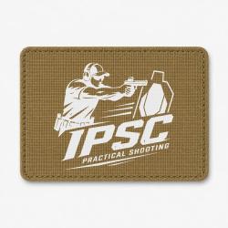 Patch TSV / IPSC - Practical Shooting - Coyote / Blanc