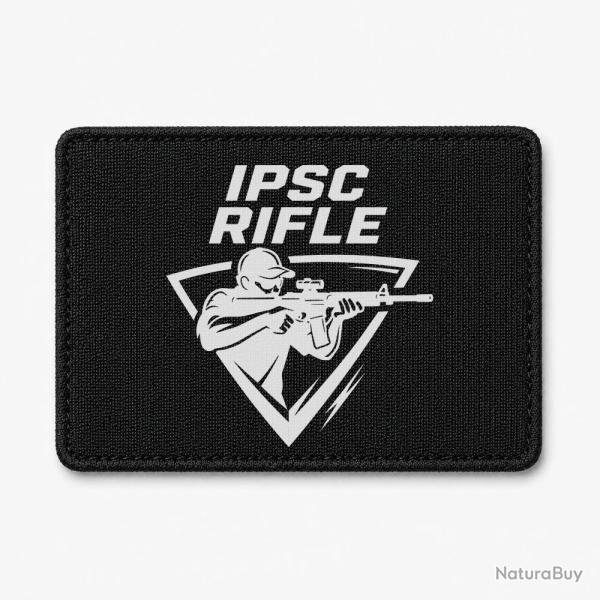 Patch IPSC Rifle - Noir / Blanc
