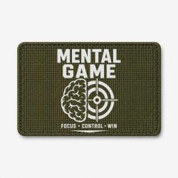 Patch Tir Sportif - Mental Game, Focus Control Win - Olive / Blanc