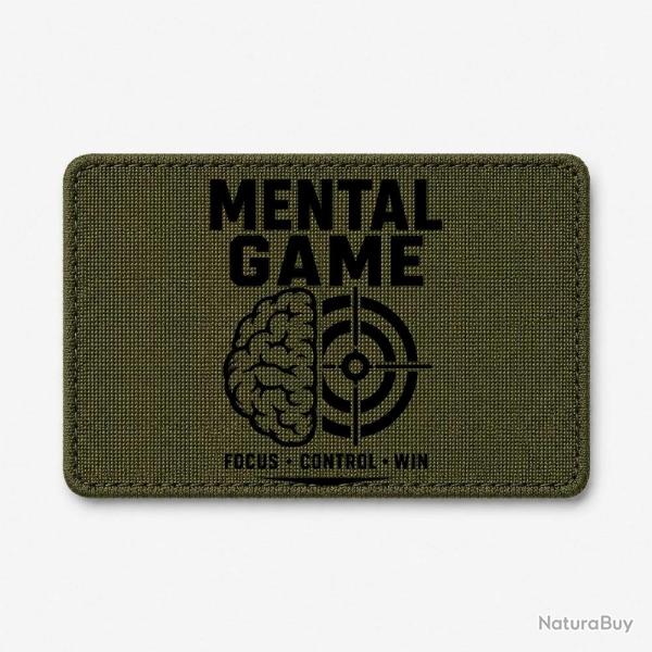 Patch Tir Sportif - Mental Game, Focus Control Win - Olive / Noir