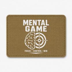 Patch Tir Sportif - Mental Game, Focus Control Win - Coyote / Blanc