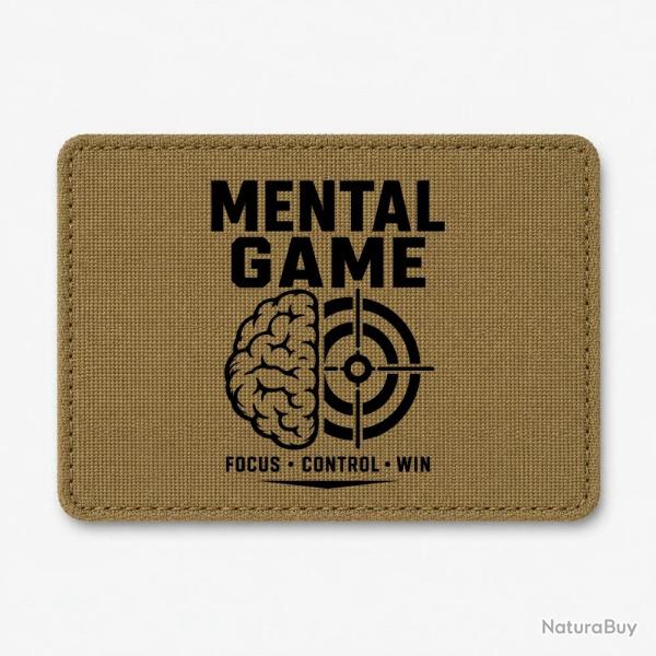 Patch Tir Sportif - Mental Game, Focus Control Win - Coyote / Noir