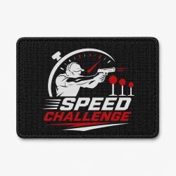 Patch Speed Challenge - Tireur au pistolet - Noir / Blanc et rouge