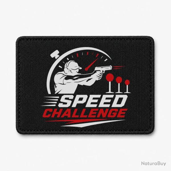 Patch Speed Challenge - Tireur au pistolet - Noir / Blanc et rouge