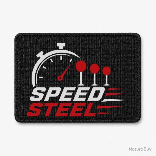 Patch Speed Steel - Chronom�tre et cibles - Noir / Blanc et rouge