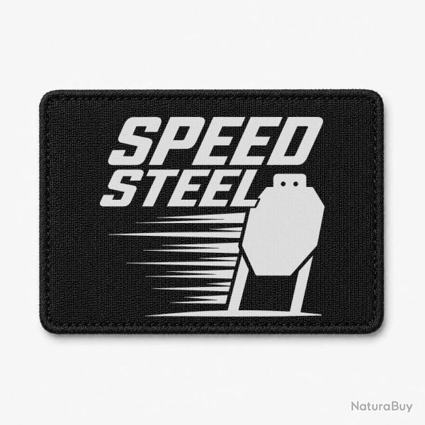 Patch Speed Steel - Cible m�tallique - Noir / Blanc