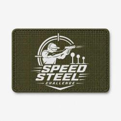 Patch Speed Steel Challenge - Tireur au pistolet - Olive / Blanc