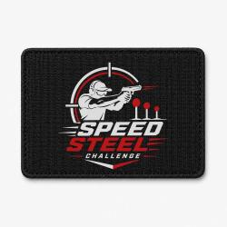 Patch Speed Steel Challenge - Tireur au pistolet - Noir / Blanc et rouge