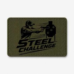 Patch Steel Challenge - Tireur au pistolet - Olive / Noir
