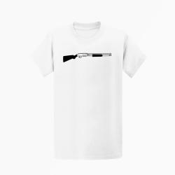 T-shirt ARME FUSIL A POMPE Blanc