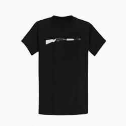 T-shirt ARME FUSIL A POMPE Noir
