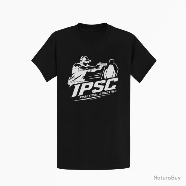 T-shirt TSV / IPSC Practical Shooting Noir
