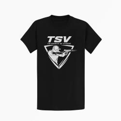 T-shirt TSV Tireur au pistolet Noir