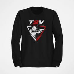 Sweat TSV Tireur au pistolet Noir / Blanc et rouge
