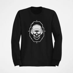 Sweat Tir Sportif Cr&acirc;ne tactique dans une cible Noir