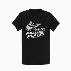 T-shirt Tir Sportif Falling Plates Noir