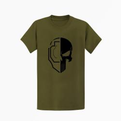 T-shirt TSV / IPSC Cr&acirc;ne et cible Kaki / Noir
