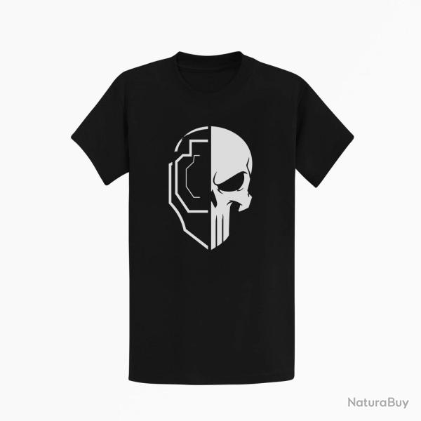 T-shirt TSV / IPSC Cr�ne et cible Noir