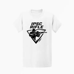 T-shirt IPSC Rifle Blanc