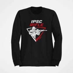 Sweat IPSC Rifle Noir / Blanc et rouge
