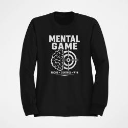 Sweat Tir Sportif Mental Game, Focus Control Win Noir