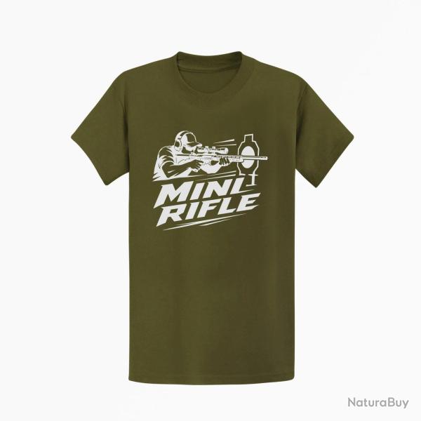 T-shirt Mini Rifle Kaki / Blanc