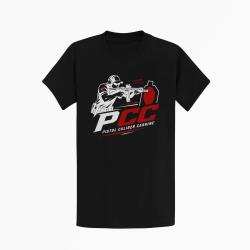 T-shirt PCC Pistol Caliber Carbine Noir / Blanc et rouge
