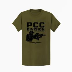 T-shirt PCC Division Kaki / Noir