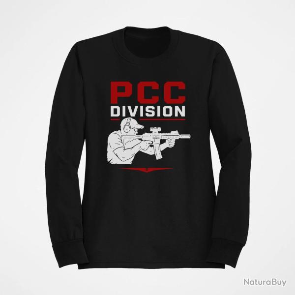 Sweat PCC Division Noir / Blanc et rouge