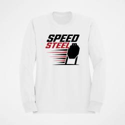 Sweat Speed Steel Cible m&eacute;tallique Blanc / Noir et rouge