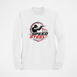 Sweat Speed Steel Challenge Tireur au pistolet Blanc / Noir et rouge