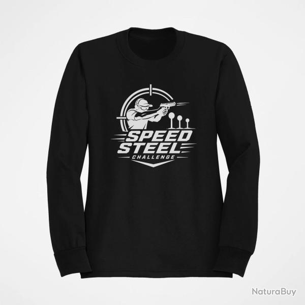 Sweat Speed Steel Challenge Tireur au pistolet Noir