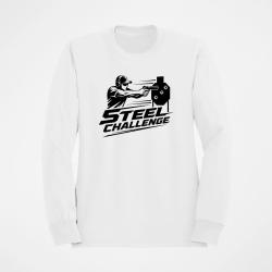 Sweat Steel Challenge Tireur au pistolet Blanc