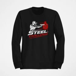 Sweat Steel Challenge Tireur au pistolet Noir / Blanc et rouge