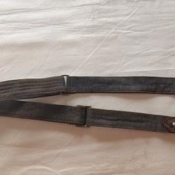 Bretelle de sac a pain Gris/bleu   LF  WW2  Allemand    ( A1 )