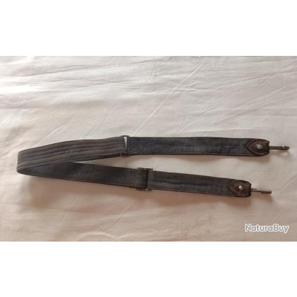 Bretelle de sac a pain Gris/bleu   LF  WW2  Allemand    ( A1 )