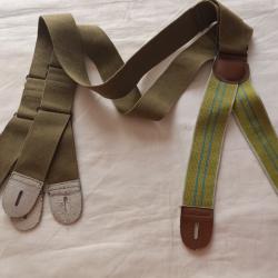 US paire bretelle de pantalon Para US WWII  ( A2 )