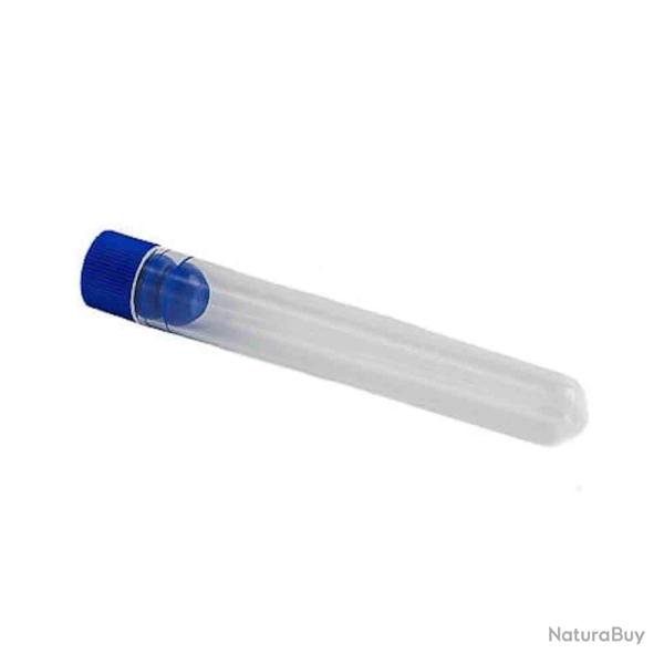 50 dosettes 5ml (12 x 75mm) avec bouchon - bleu