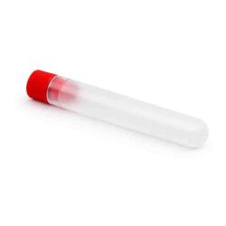 50 dosettes 5ml (12 x 75mm) avec bouchon - rouge