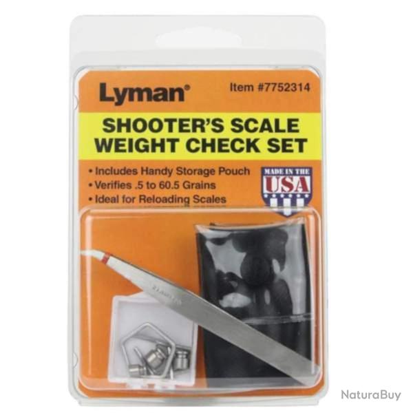 Lyman Shooters Check Weight Set - jeu de poids de contr�le pour balances - 7752314