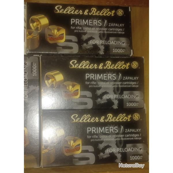Amorces pack de 1000 sellier bellot