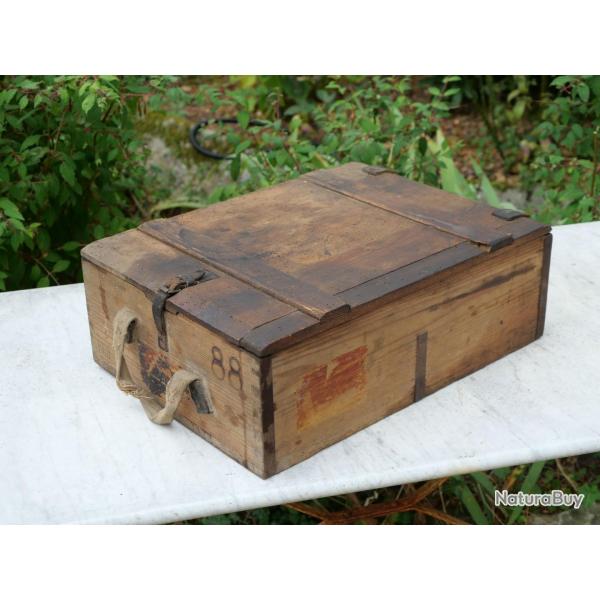 Caisse Patronenkasten 88 en bois WWII mod�le 88 fco 1936 - HER25CAI001
