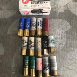 LIVRAISON OFFERTE balles  cal 12,76,    70 Sauvestre ,winchester,    rottweil,etc,chevetin9 g