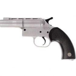 Pistolet de d&eacute;fense SAPL GC27 chrome mat calibre 12/50 &agrave; 1 coup